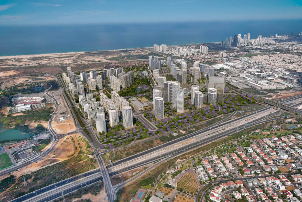 מתחם האלף 1000 - שכונת המגורים Ocean West 2 בבת ים - ונדלן נדלן