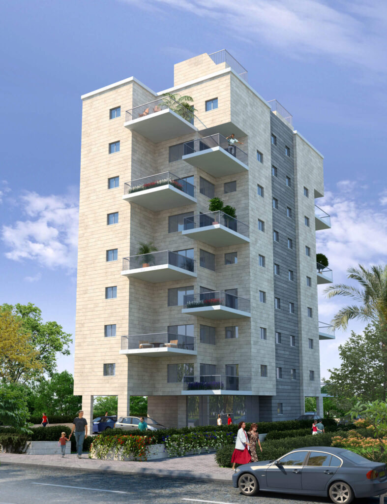 טביב 18 - ראשון לציון, בניין דירות ייחודי - נדלן נדלן וכהן פליקס